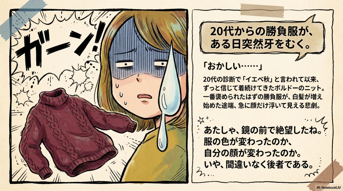 グレイヘア色三真実の導入イラスト