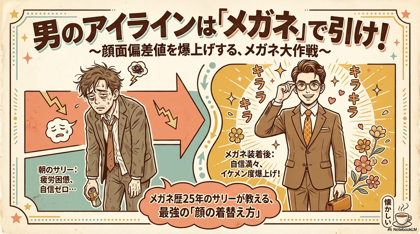 メンズのメガネ