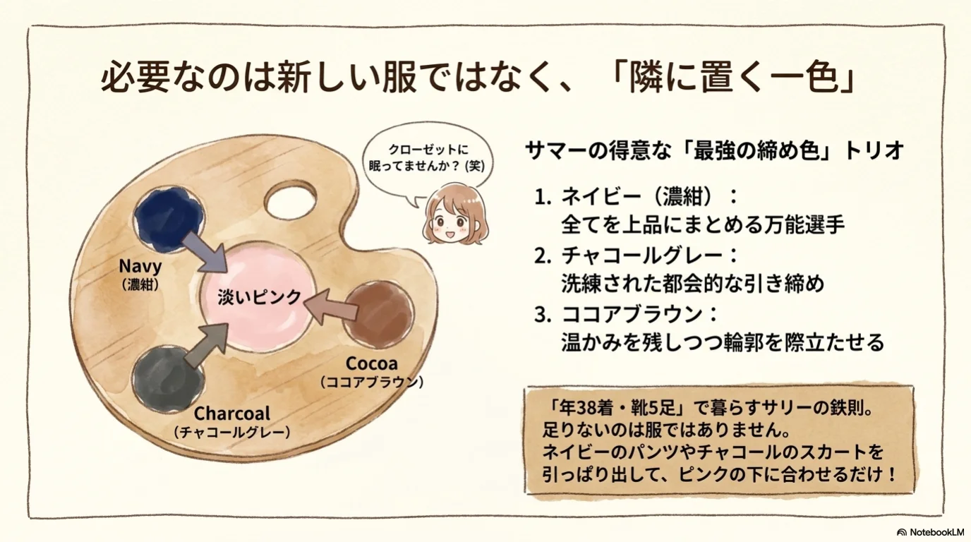 パステル卒業三段階の解説イラスト（7）